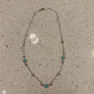 Ippolita Rock Candy Sterling Silver Necklace with Turquoise Stones